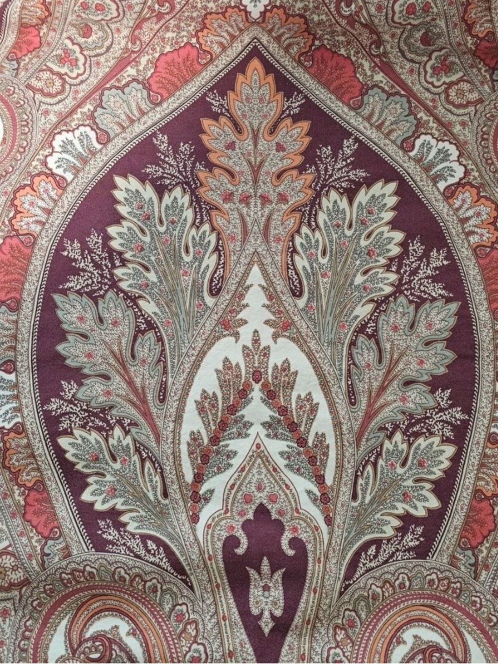 Pottery Barn Caesarea Paisley Rare King Duvet Cover